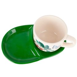 Набор для завтрака:чашка и блюдце" "23х15х10,5см v=500мл(керамика) (подарочная упаковка)