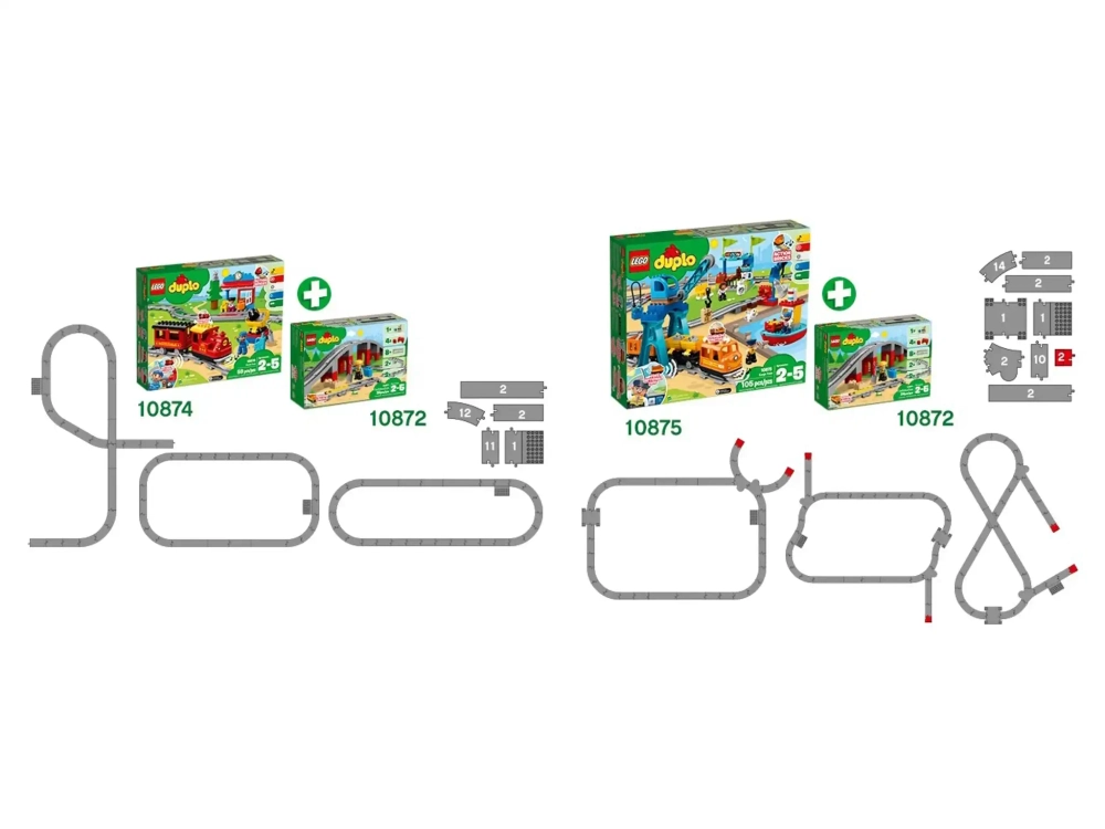 Конструктор LEGO Duplo 10872 Железнодорожный мост