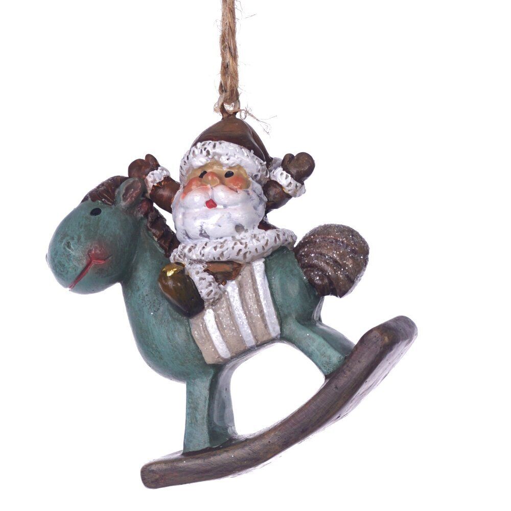 GAEM Фигурка декоративная подвесная "Ангел/ Дед Мороз", L5,5 W2 H6 см, 4в.