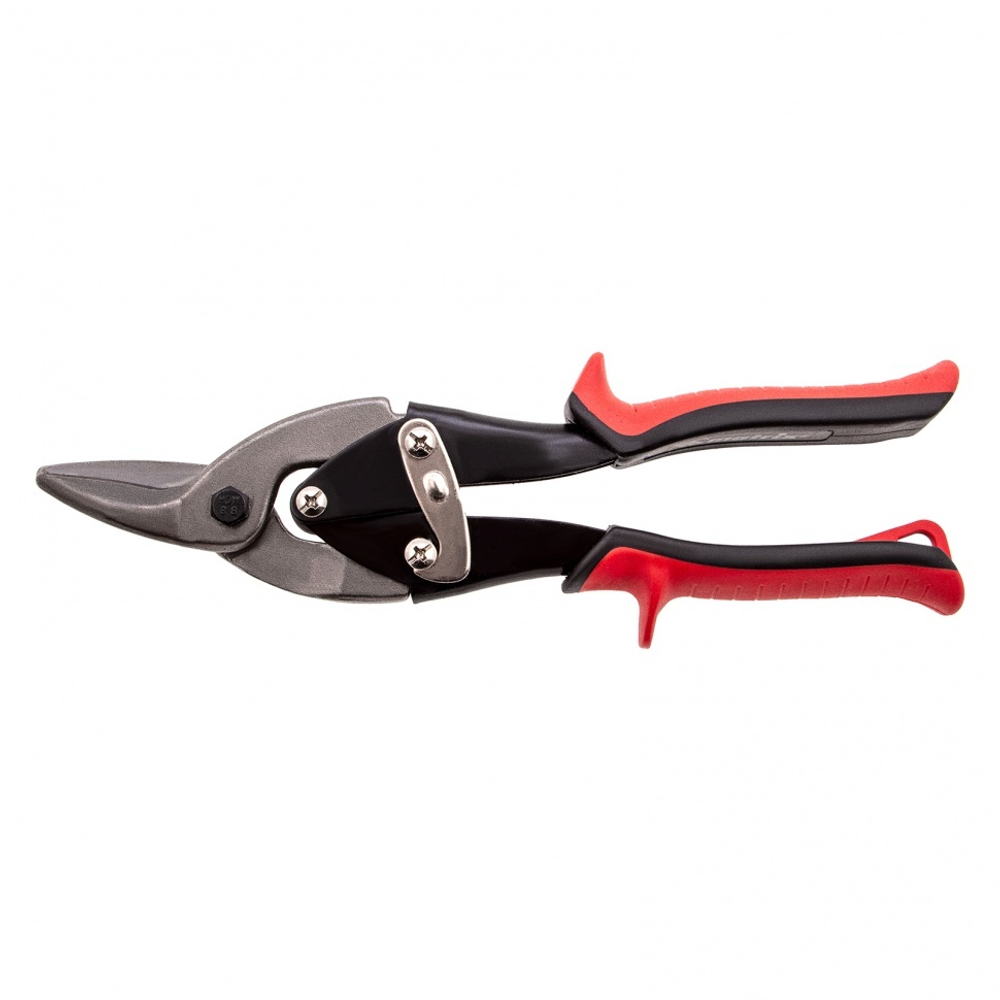 Ножницы по металлу, 250 мм, левые, обрезиненные рукоятки Matrix