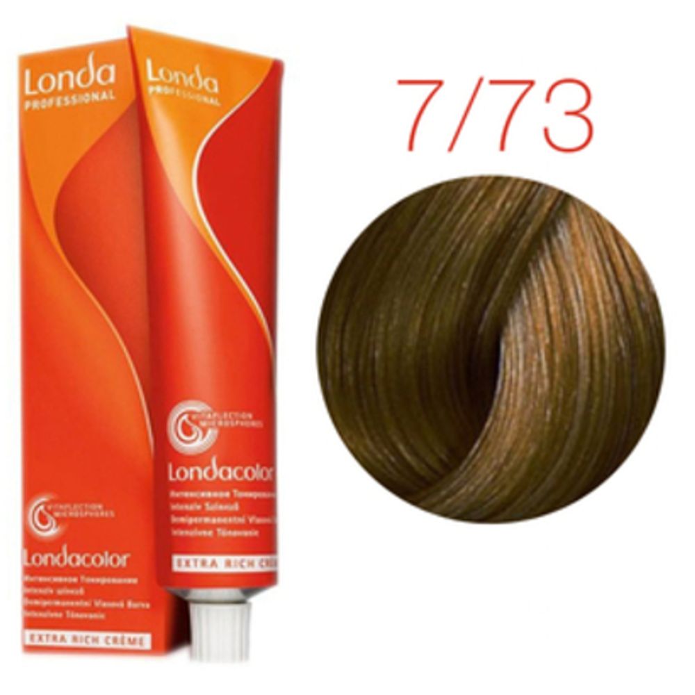 Londa Color инт.тонирование, 7/73 блонд коричнево-золотистый, 60мл