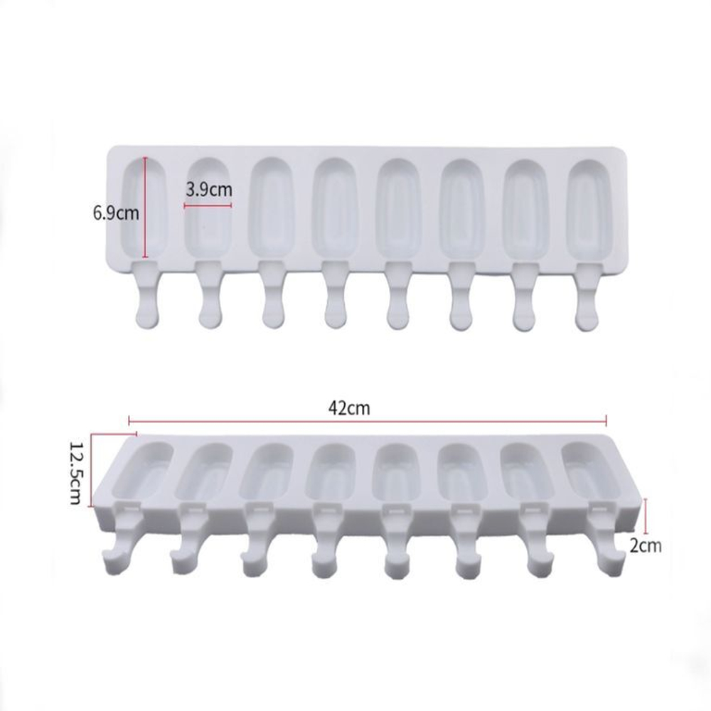 Форма силиконовая  «Эскимо мини», 8 ячейки