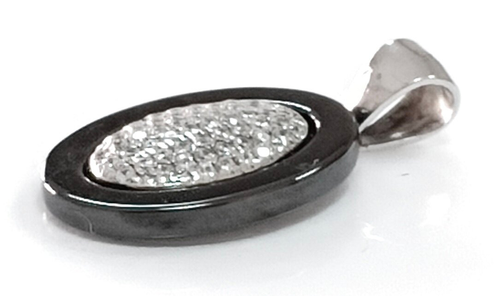 Подвеска из серебра с керамикой"Эстерелла"