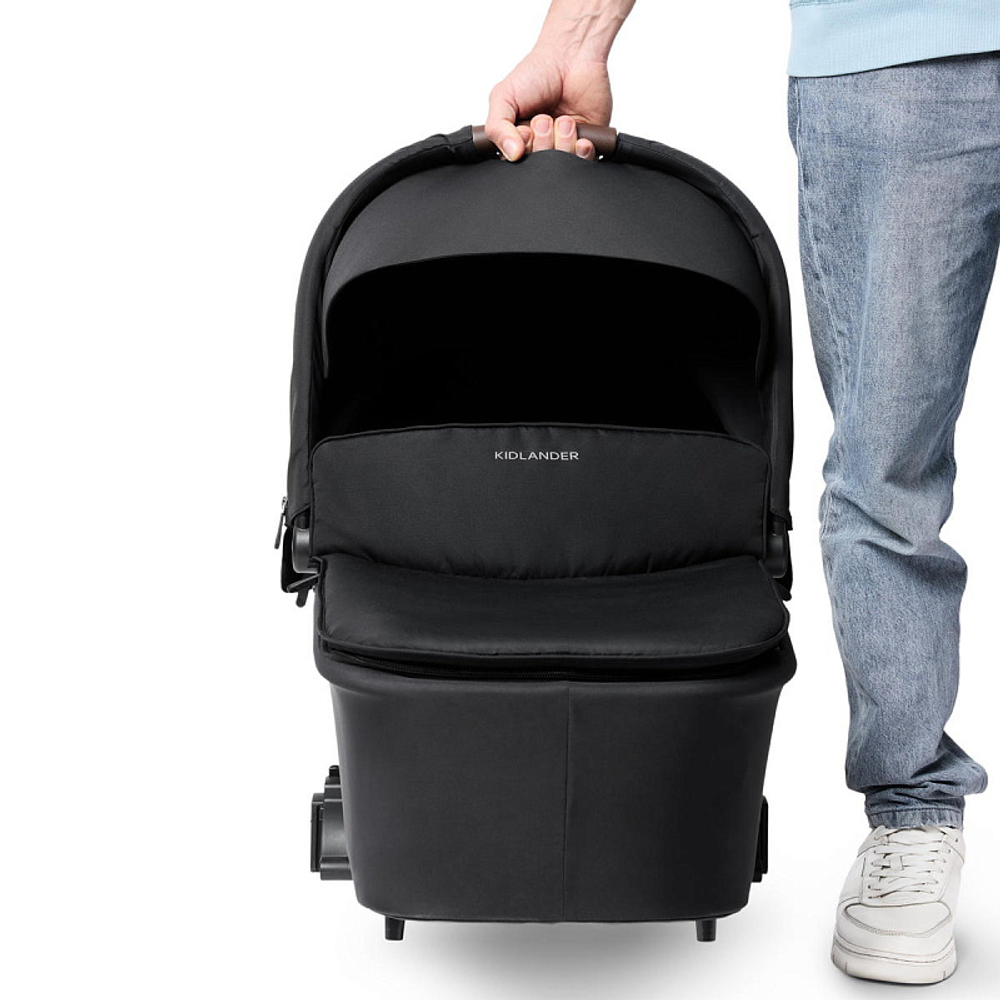 Детская коляска Happy Baby Kidlander 2 в 1 black