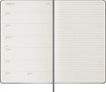 Еженедельник на 2025-2026 гг Moleskine Academic WKNT (DHB18WN3) 13х21см, твердая обложка, черный
