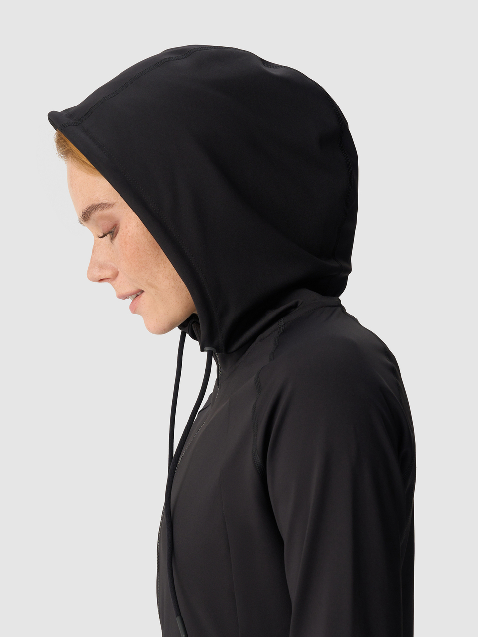 Джемпер на молнии женский GRI Фитнес чёрный