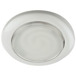 Светильник встраиваемый ЭРА KL35 WH (б/к) под лампу GX53 белый