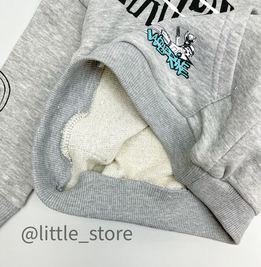 Комплект из футера "Марвел" серый