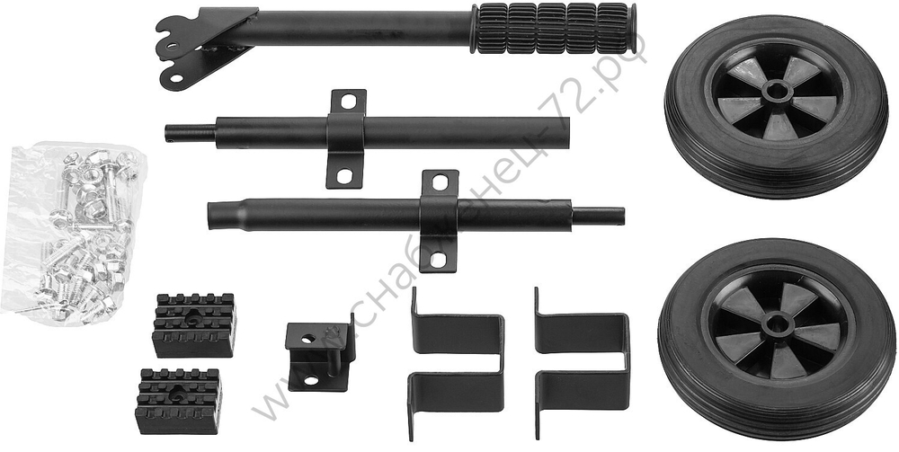 ЗУБР № 1 для генераторов мощностью до 3500 Вт, набор колес + рукоятка (НКР-1)