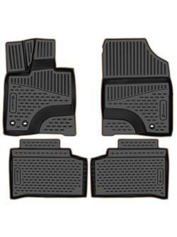 Коврики в салон для CHANGAN UNI-K (I) 2020-, 4 шт. (бежевый кант, полиуретан) KANT.ELEM3DA67032210K.BG