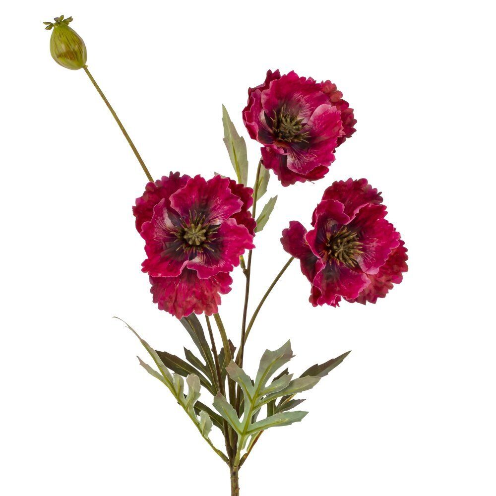 GAEM Цветок искусственный "Мак", L18 W18 H70 см