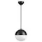 4958/1A PENDANT ODL22 471 черный/металл/белый/стекло Подвес E27 1*40W PINGA