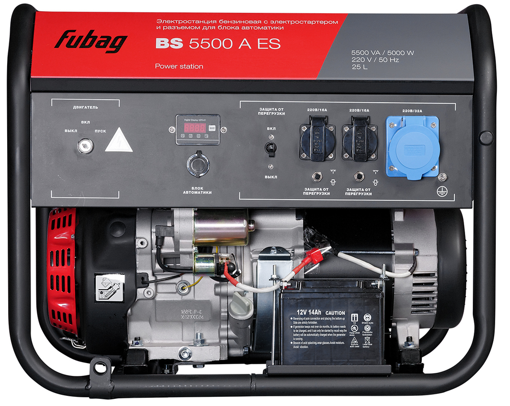 Бензиновый генератор Fubag BS 5500 A ES — Фото №3 