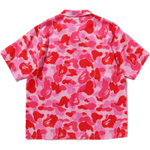 A Bathing Ape Bathing Ape Shirts Button Camouflage Hawaii Moderate Summer 0zxsrm304321q розовый