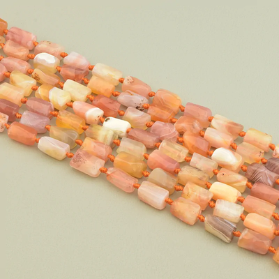 Нитка Сердолик 43 см. (Без замка)