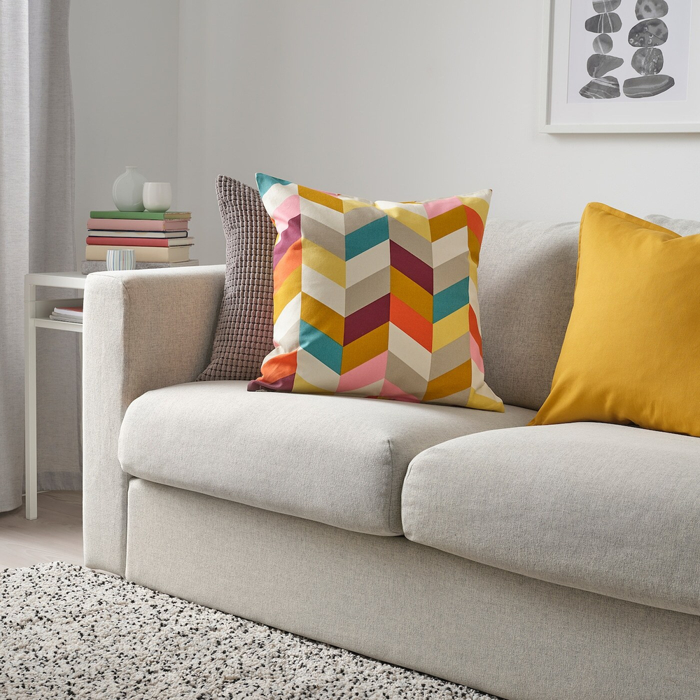 IKEA HANNELISE  (ИКЕА ХАННЕЛИСЕ)  -  Подушка, разноцветная, 50x50 см
