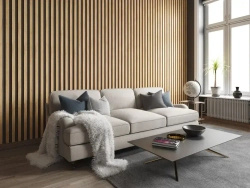 Интерьерная рейка МДФ ДУБ КРАФТ ЗОЛОТОЙ 16*40*2800 МДФ - 20 шт.