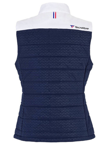 Женская теннисная жилетка Tecnifibre Lady Sleeveless Bomber - небесный