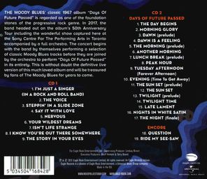 The Moody Blues / Days Of Future Passed Live (2CD)