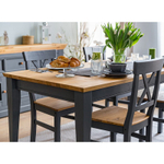 стул «Форест» серый 7012/бейц-масло