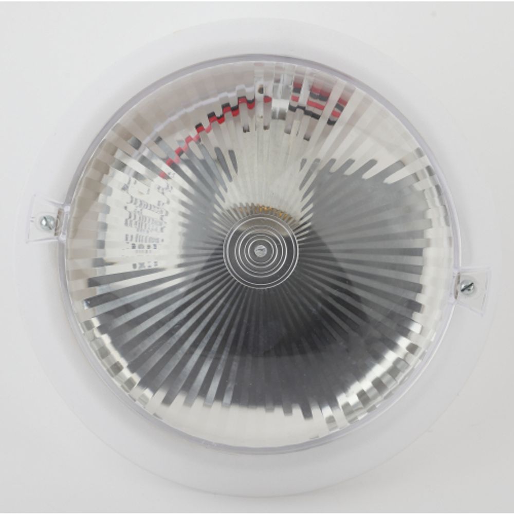 Светильник ЭРА НБП 06-60-101 с фото-шумовым датчиком Сириус IP54 E27 max 60Вт D220 круг призма акустический