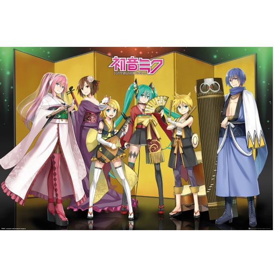 Постер FP4844 "HATSUNE MIKU Kuroshishi Unit"