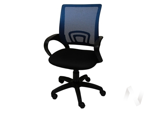 Кресло Премьер 5/S (пластик черный/ткань сетка синяя;черная)