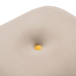 Пуф Bergenson Bjorn Pea, велюр, бежевый/желтый