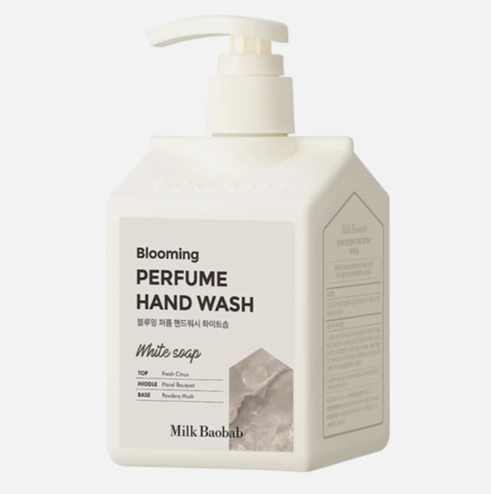 Гель-пенка для рук очищающий с ароматом белого мускуса MilkBaobab Perfume Hand Wash White Musk, 250 мл