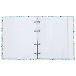 Тетрадь на кольцах А5 175х215 мм, 120 л., твердый картон, клетка, BRAUBERG, "Абстракция", 404077