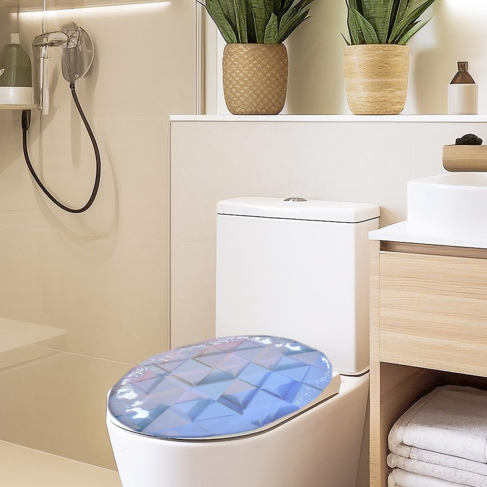 Сиденье для унитаза мягкое микс-21, МС-2211291