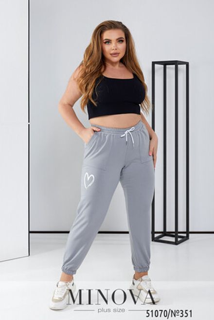 Штаны 351-светло серый Minova Фото 2