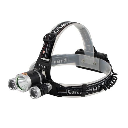 Фонарь налобный &quot;Сибирский Следопыт -Fisher&quot;, 1LED WARM + 2 LED UV ,аккум.2x2200mAh/100/60/