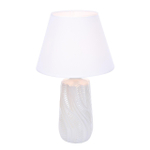 8211/1T CLASSI LN26 475 белый жемчужный/белый, керамика/текстиль Настольная лампа Е27 1*60W 220V SINNA