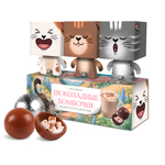 Набор шоколадных бомбочек с маршмеллоу, МАРТОВСКИЕ КОТЫ , 90 гр., ТМ Chokocat