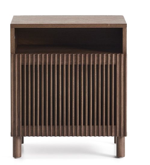 Прикроватная тумбочка Beyla из ясеня с отделкой под орех