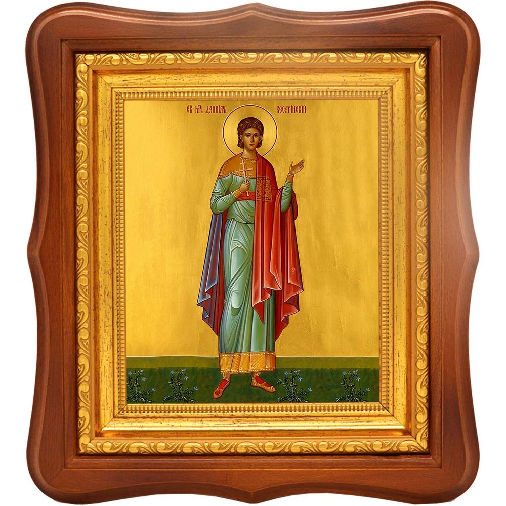 Даниил Египтянин, Кесарийский (Палестинский) мученик. Икона на холсте.