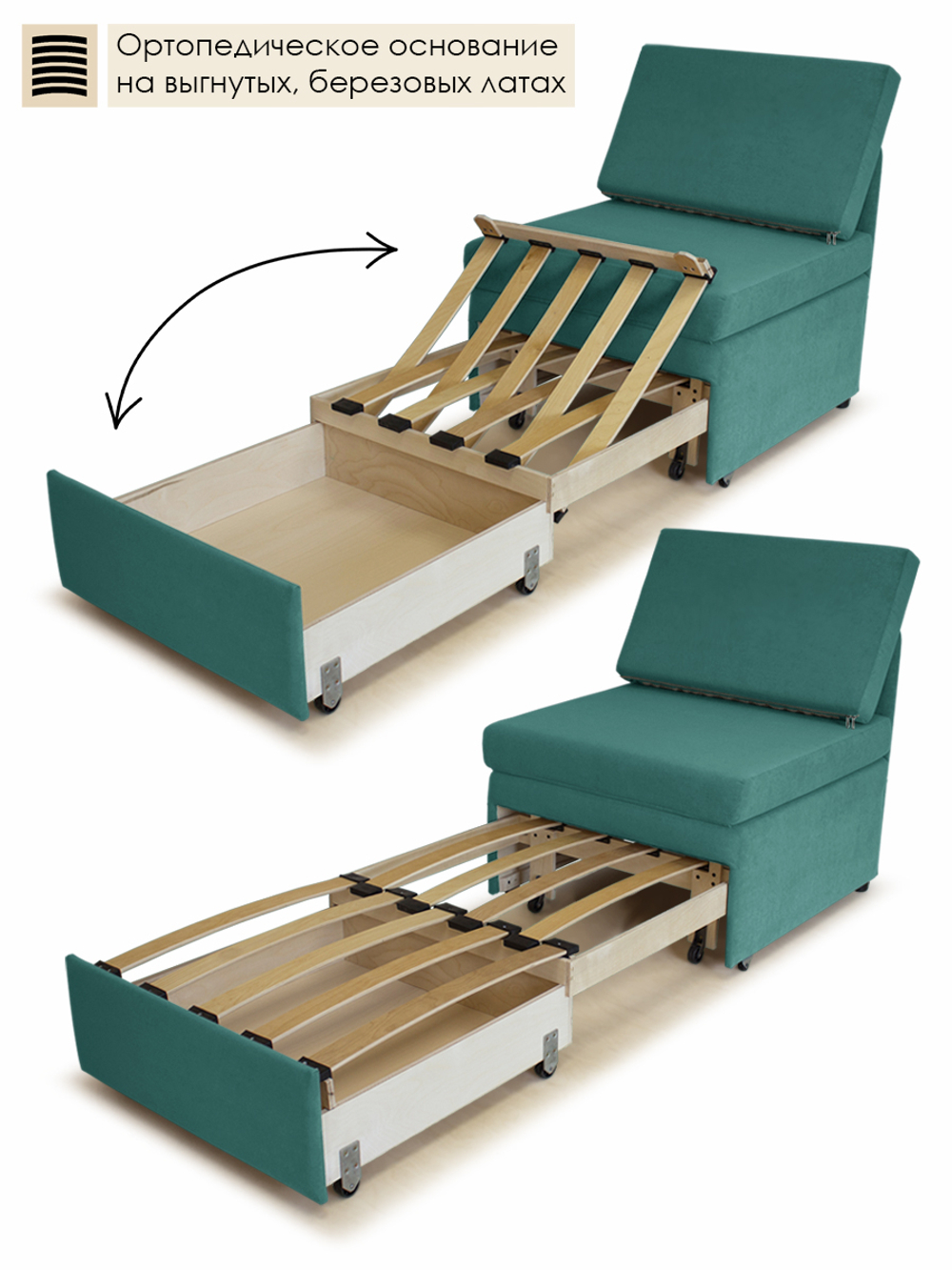 Кресло-кровать "Миник" 70 см