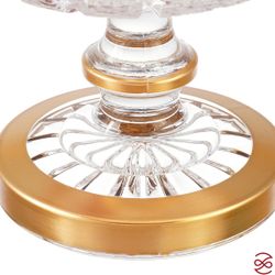 Варенница на ножке Crystal Heart Снежинка 11,6 см