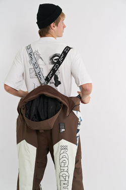 Комбинезон COOLZONE VETER коричневый/принт гора/белый