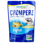 SeaSnax, Chomperz, хрустящие чипсы из морских водорослей, оригинальный вкус, 1 унция (30 г)