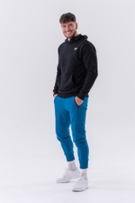 Брюки SLIM SWEATPANTS WITH ZIP POCKETS "RE-GAIN" 320 Синие