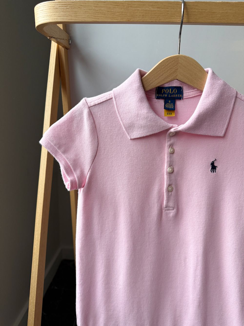 Хлопковое платье-поло Polo Ralph Lauren, 116