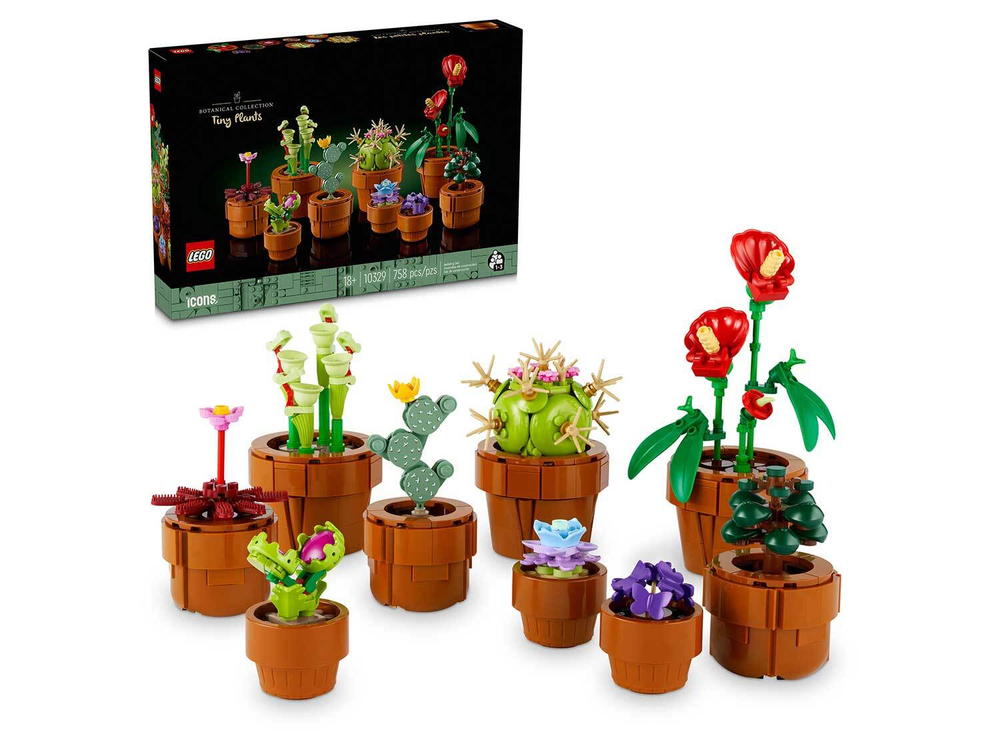 LEGO Icons 10329 «Миниатюрные растения» — коллекция Botanical, стильный декор