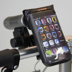 Чехол влагостойкий на руль для IPhone / IPod Touch / GPS с мини-рулем для фары, компьютера