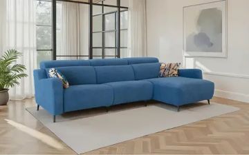 Угловой диван Berlin с реклайнером BV1+2MR+G2