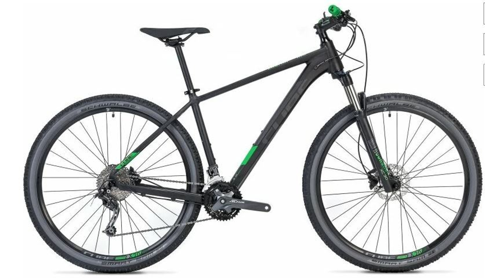 Велосипед CUBE 2019 ANALOG SE 29  black´n´green  21"