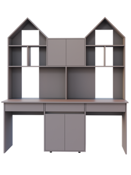 Стол письменный РИЧИ /1800*2000*500/ анкор светлый / вулканический серый