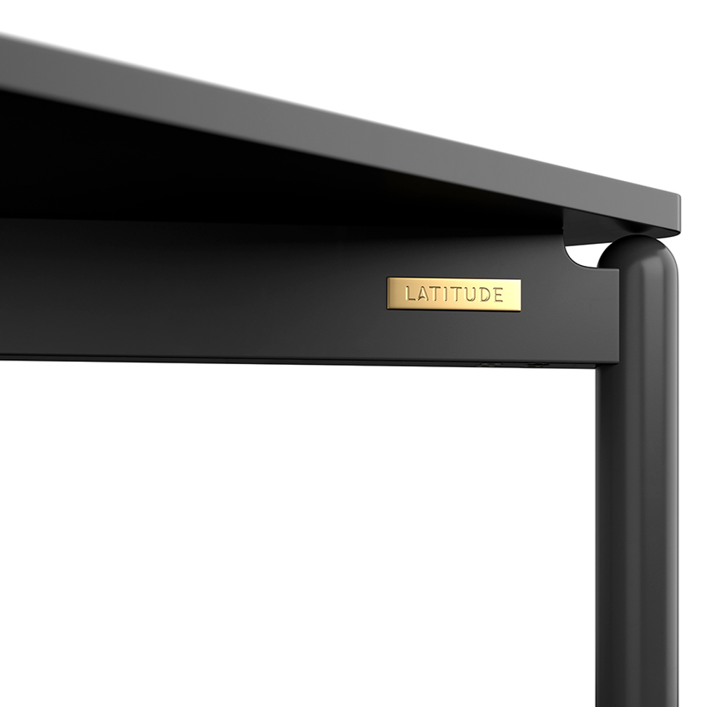 Столик кофейный LATITUDE Saga, 75х75 см, темно-серый