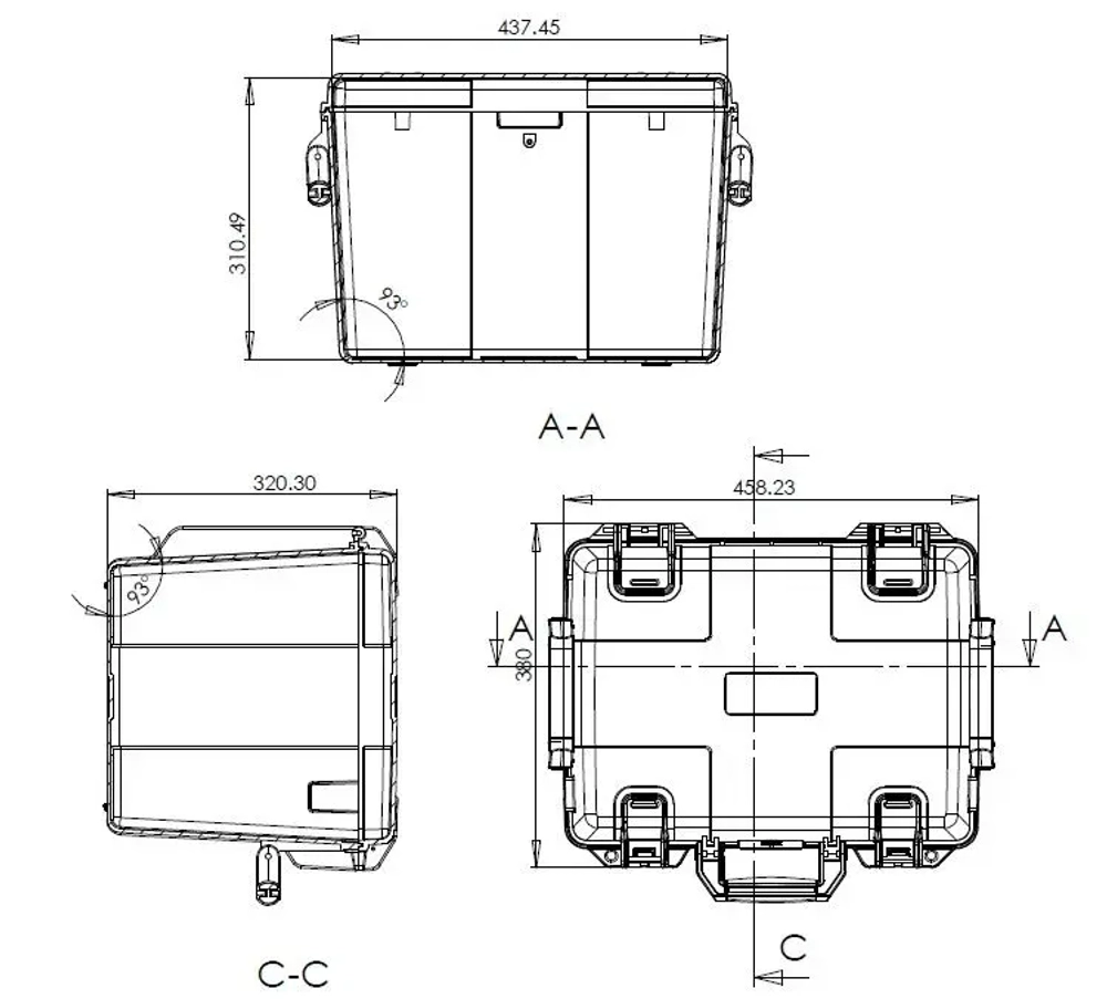 Защитный кейс Andbao SZ-4430